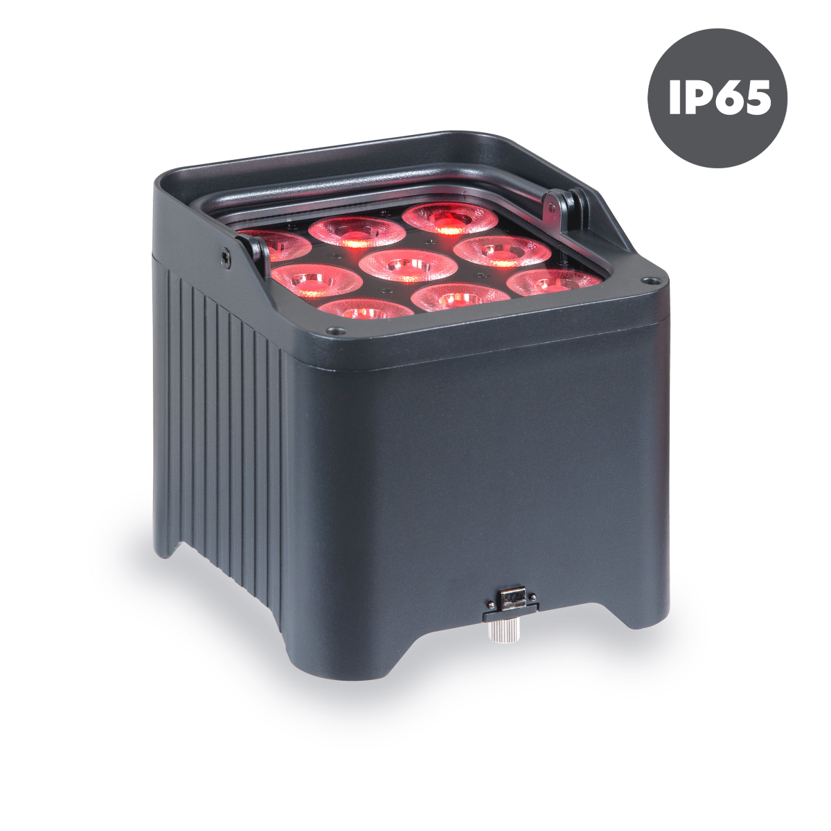Q-AIR IP IP65 korumalı 9 × 12 W bataryalı LED PAR